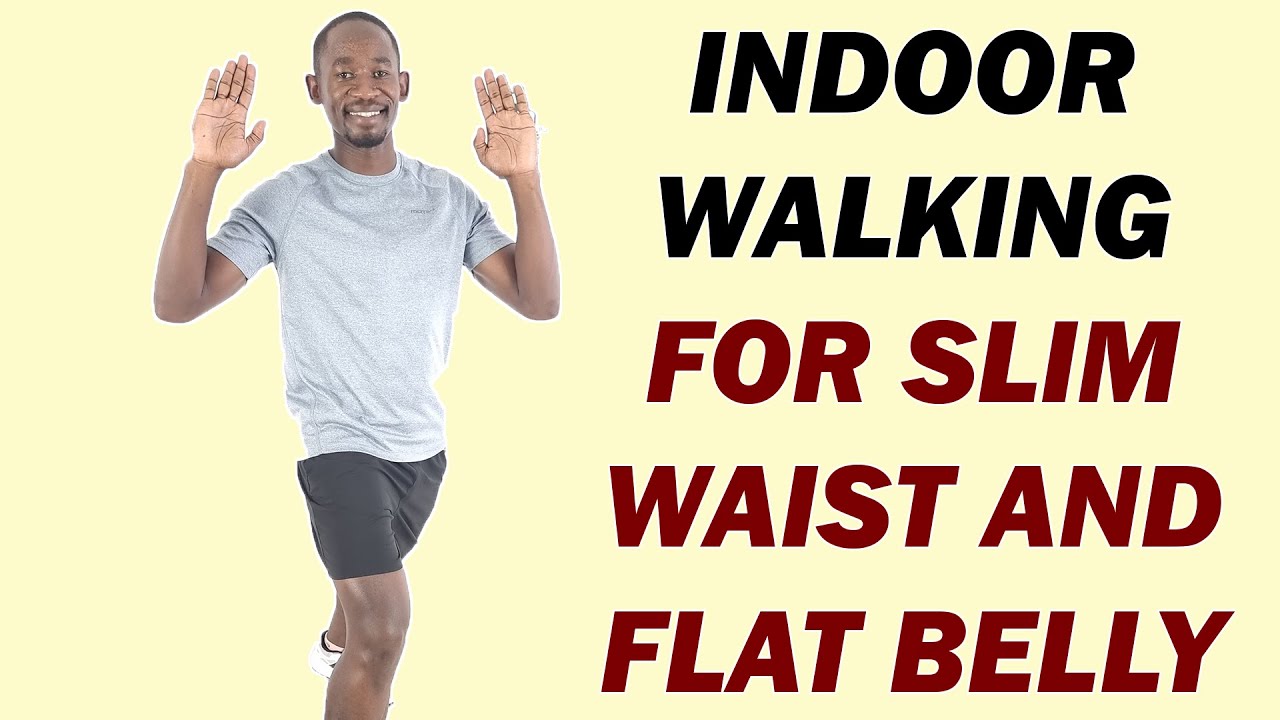 30 Minute INDOOR WALKING Workout For A Small Waist and Flat Stomach