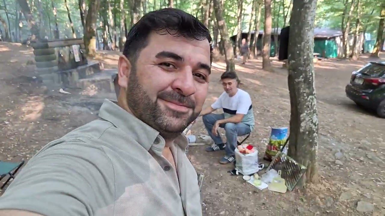 Sarıyer de ailece mangal
