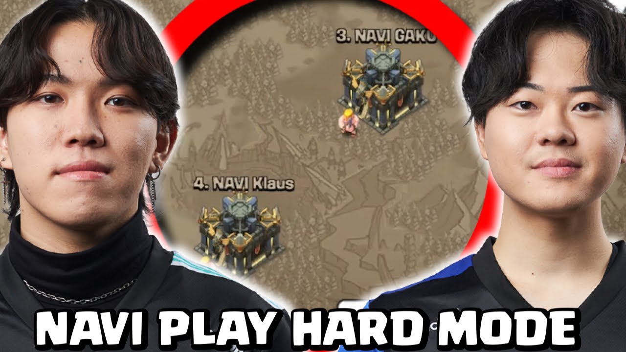 NAVI Play in $30,000 WORLDS WARMUP in Hard Mode (Clash of Clans)