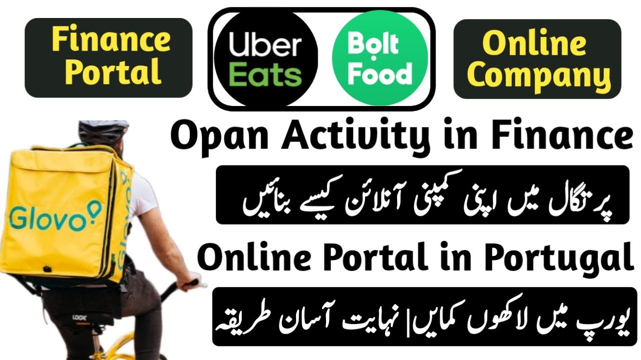 How To Open Activity In Finance Portal Online For Uber Eats Portugal