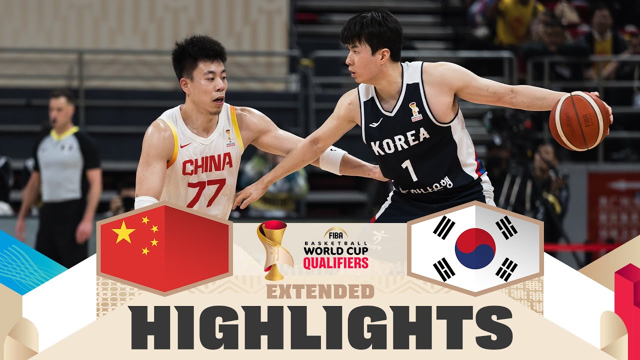 China 🇨🇳 v Korea 🇰🇷 | Extended Highlights | FIBA Basketball World Cup 2027 Asian Qualifiers