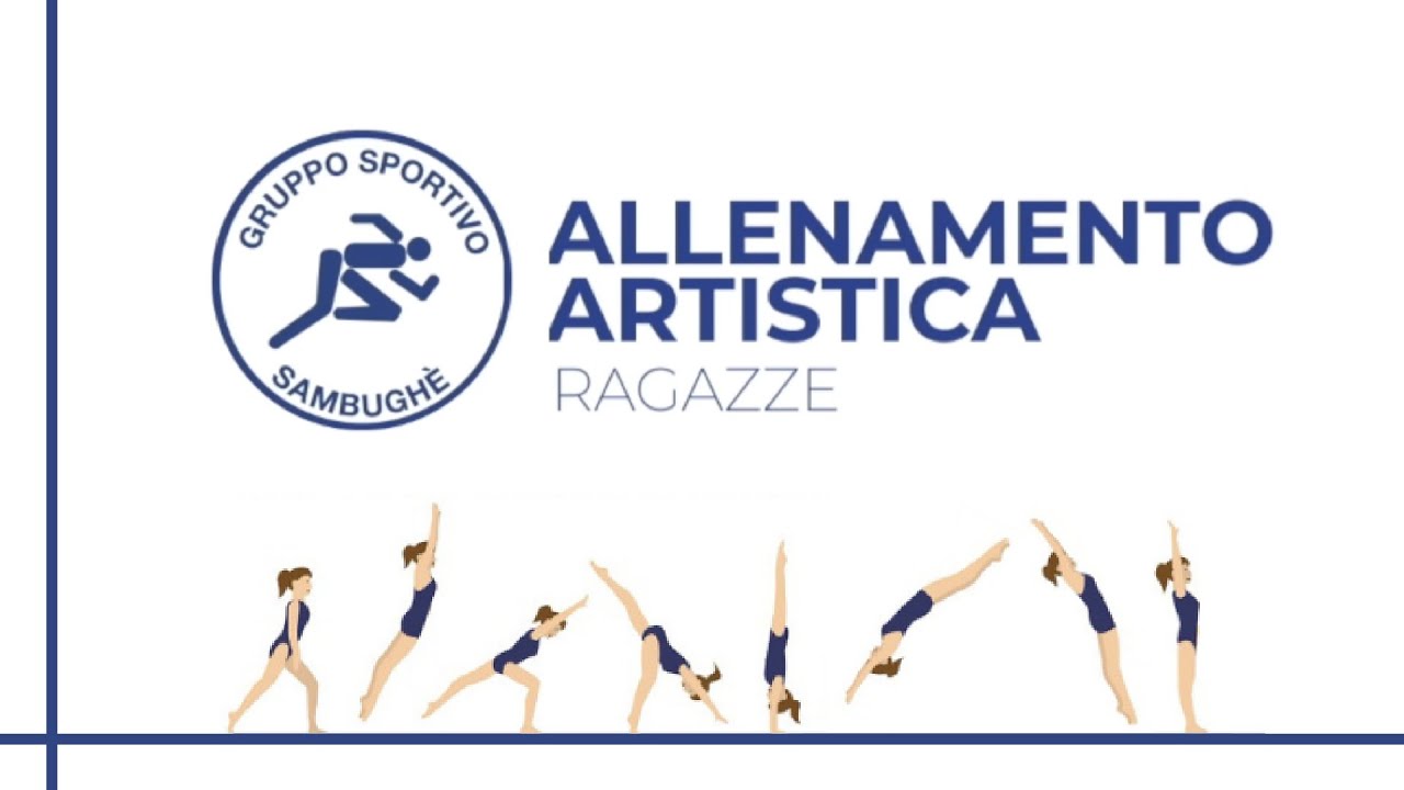 Allenamento di ginnastica artistica a casa per il gruppo ragazze/i - Gruppo Sportivo Sambughè