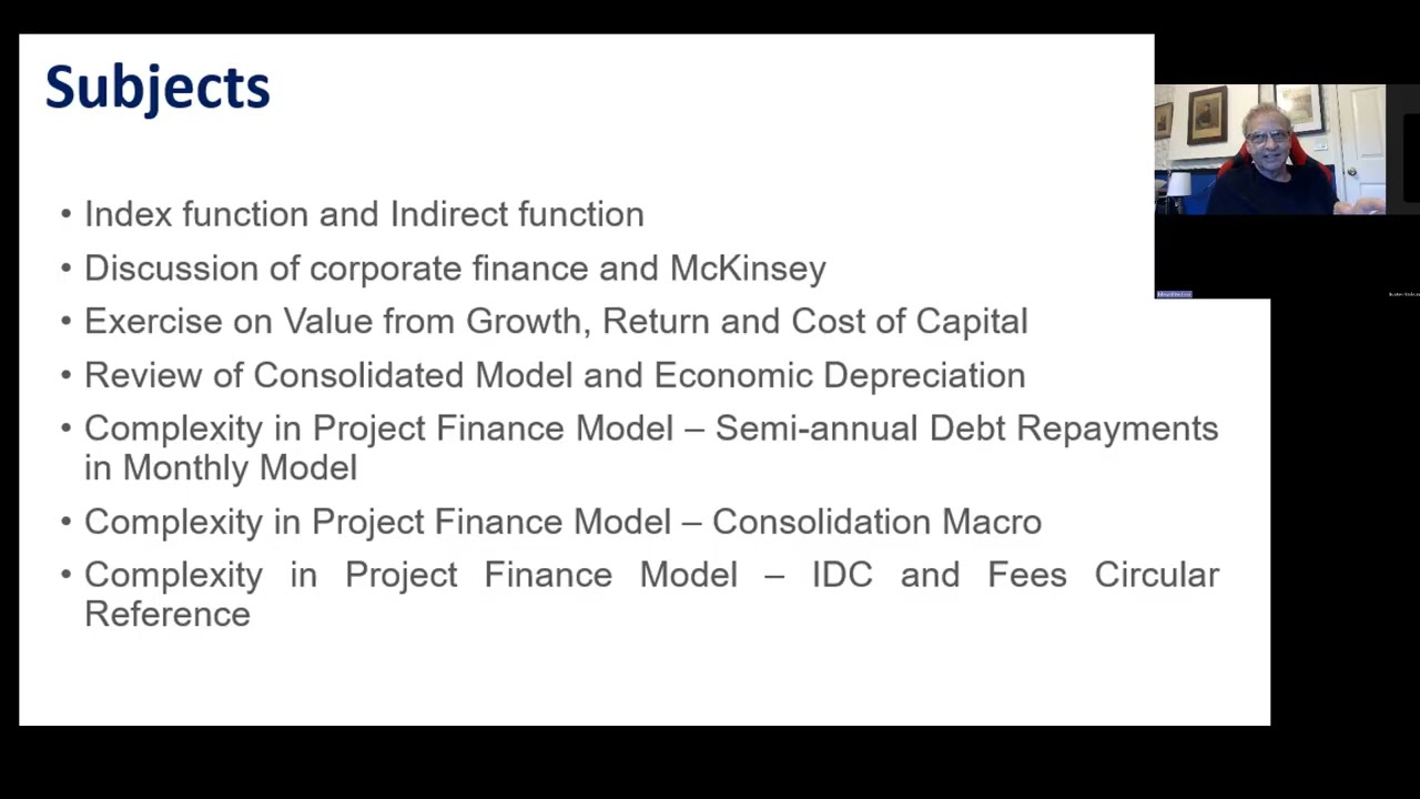 Session 8   Consolidation 2 - Project Finance versus Corporate Finance; Monthly to Semi-Annual