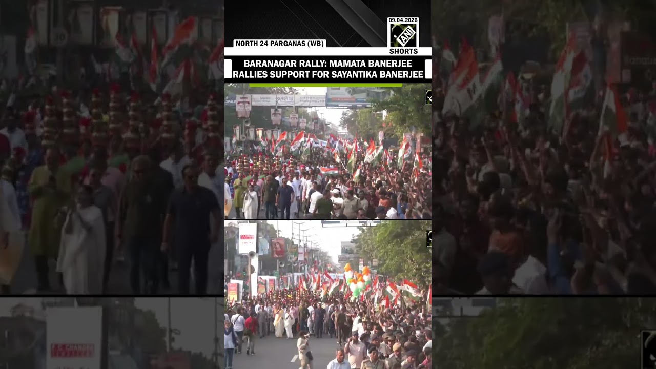 West Bengal CM Mamata Banerjee holds massive rally for TMC&rsquo;s Sayantika Banerjee in Baranagar