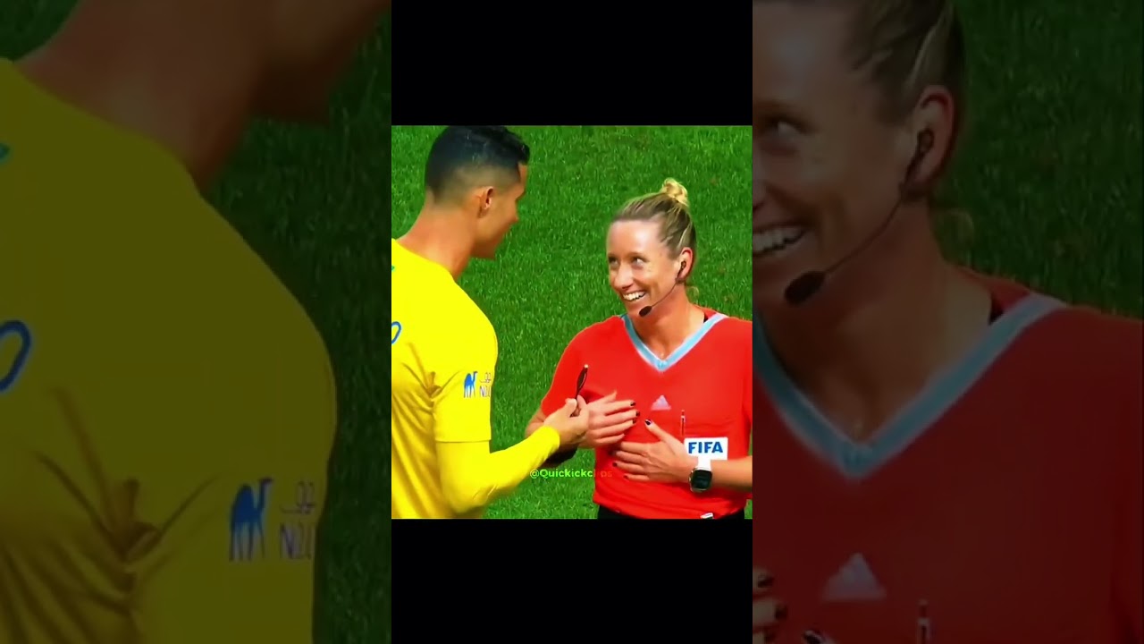 Players vs female referees 😳