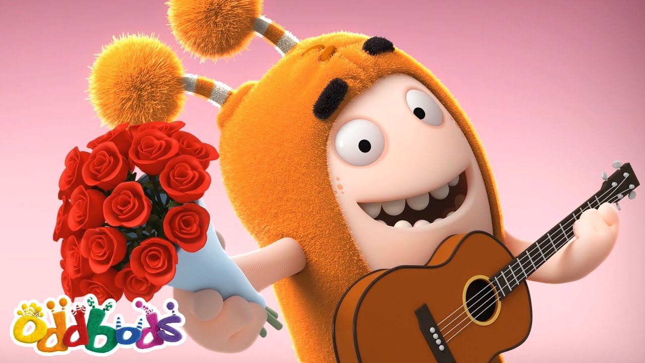 Slick Greets a Lovely Valentine's Day! 💓| Oddbods | Monster Cartoon for Kids