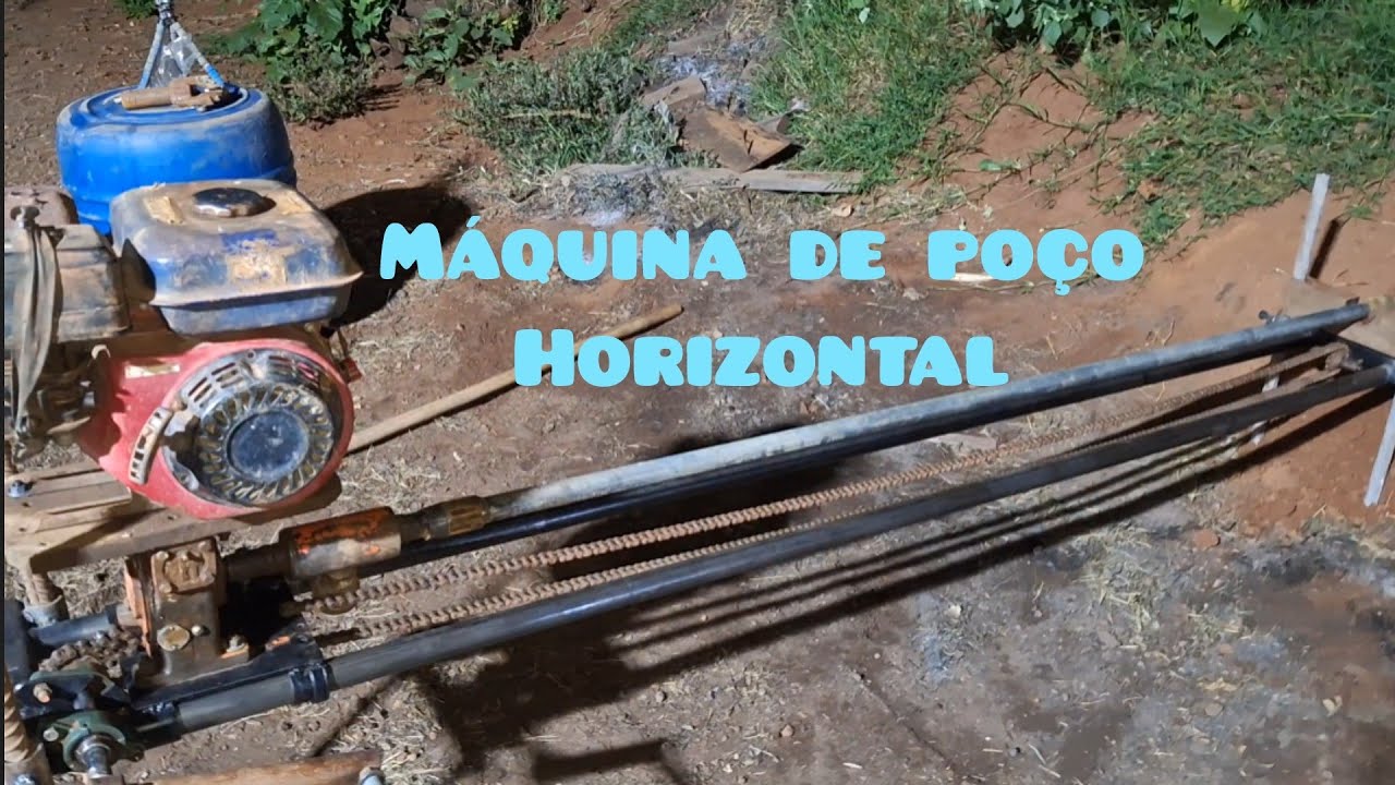 Como &eacute; a m&aacute;quina de po&ccedil;o Horizontal