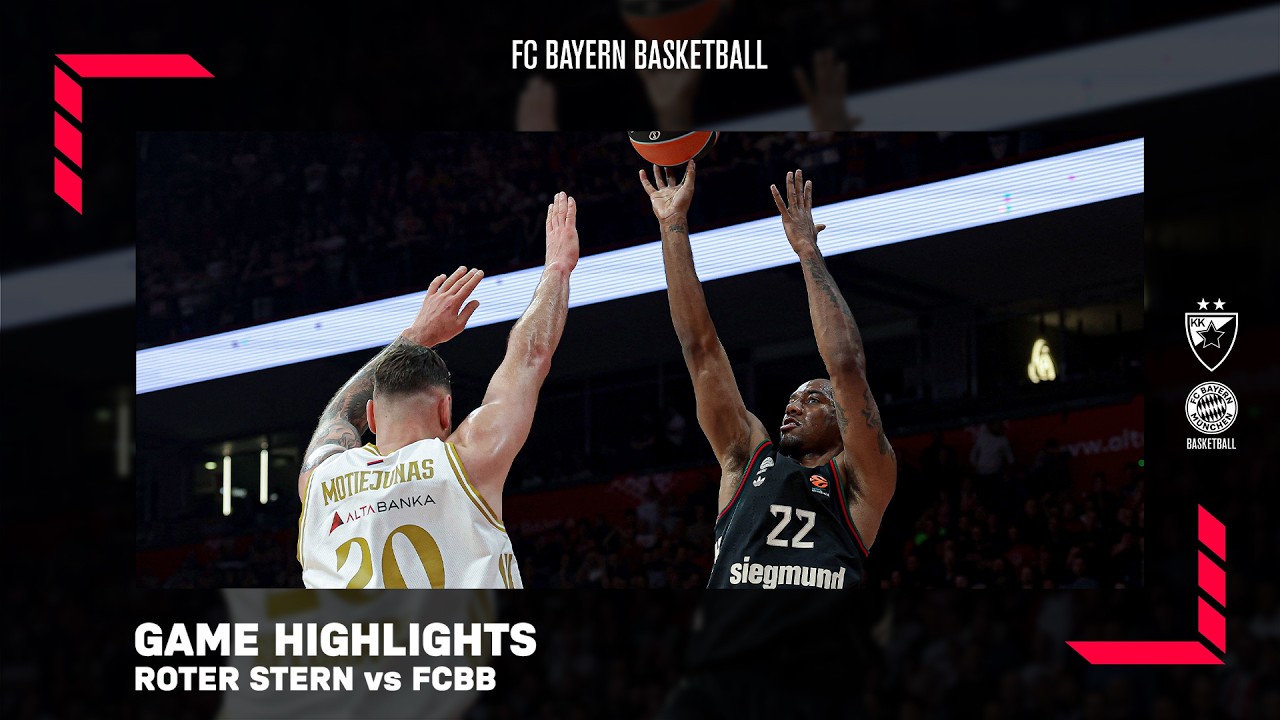 FC Bayern München Highlights | Crvena Zvezda Belgrade - FCBB 80:85 | EL 25/26
