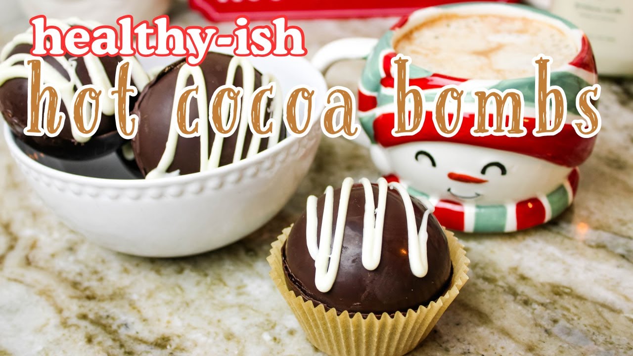Healthy-ish Hot Chocolate Bombs! (with dark chocolate & coconut sugar)