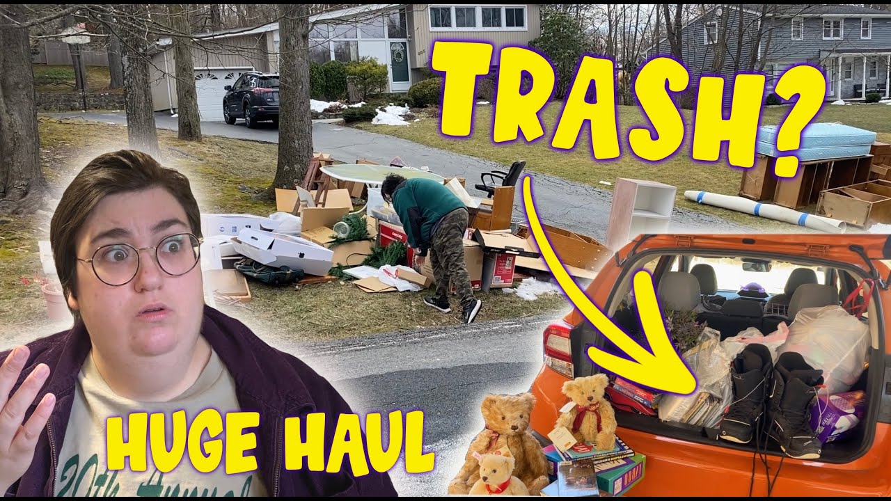 We Went Picking Through Stranger's Garbage and Found TREASURE! Garbage Pick With Us!