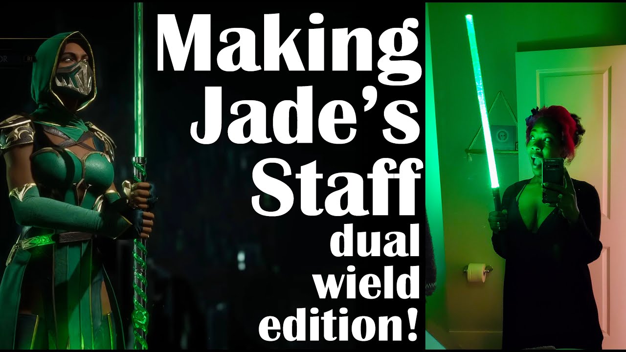 Jade  (Mortal Kombat 11) - The Making of Technobeam (staff weapon prop)