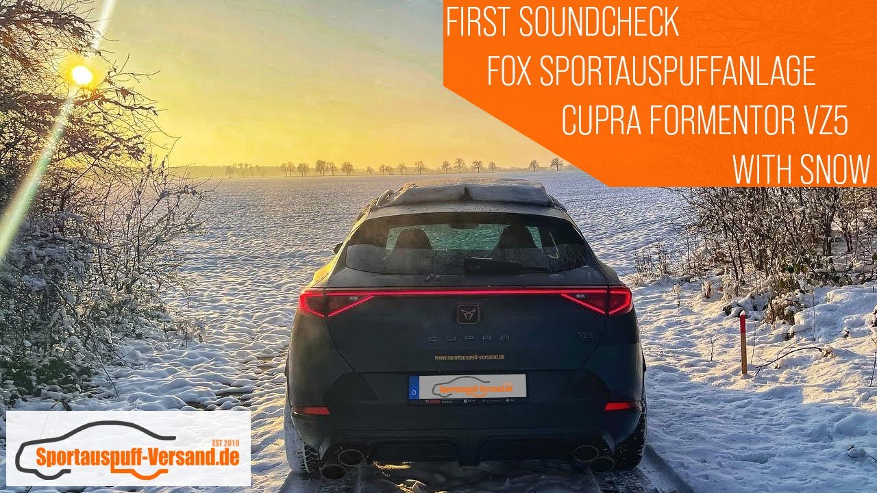 Cupra Formentor VZ5 390PS - FOX Sportauspuffanlage / Exhaust Sound - Video 1 (VSD+ESD mit EG)
