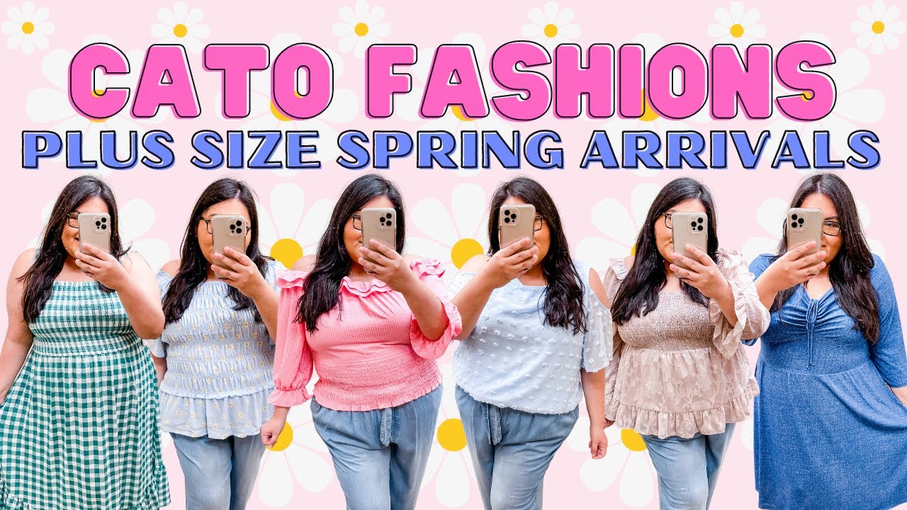 CATO FASHIONS PLUS SIZE TRY ON HAUL 2022 I NEW ARRIVALS FOR SPRING & SUMMER I PLUS SIZE FASHION 💗