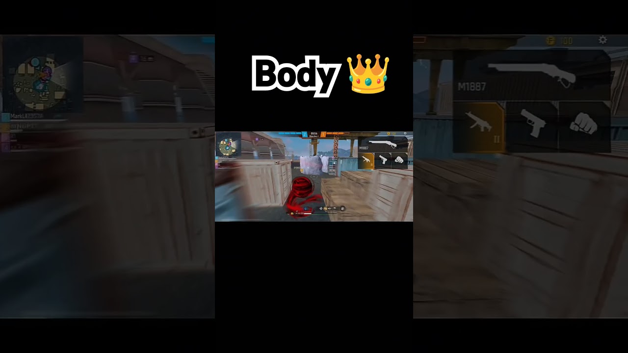 Iam BODY 👑#freefire #synopiet # m1817 #Qdra