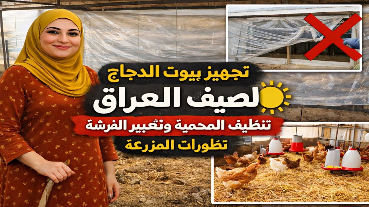 من قلب الريف العراقي 🇮🇶 | يومي بين تربية الدجاج والبط وشغل المزرعة بيدي 🐔🦆🌾