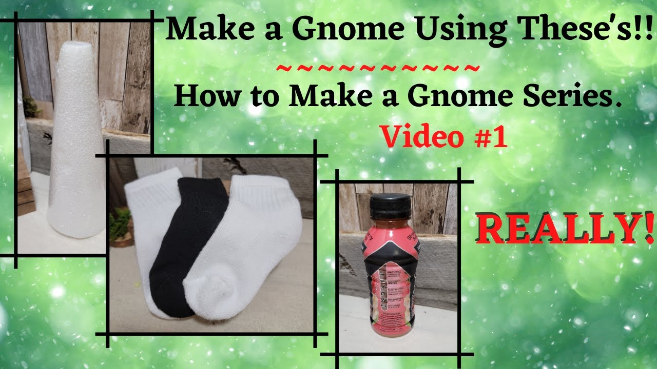 How to Make a Gnome Series, Video #1/ Diy Gnome