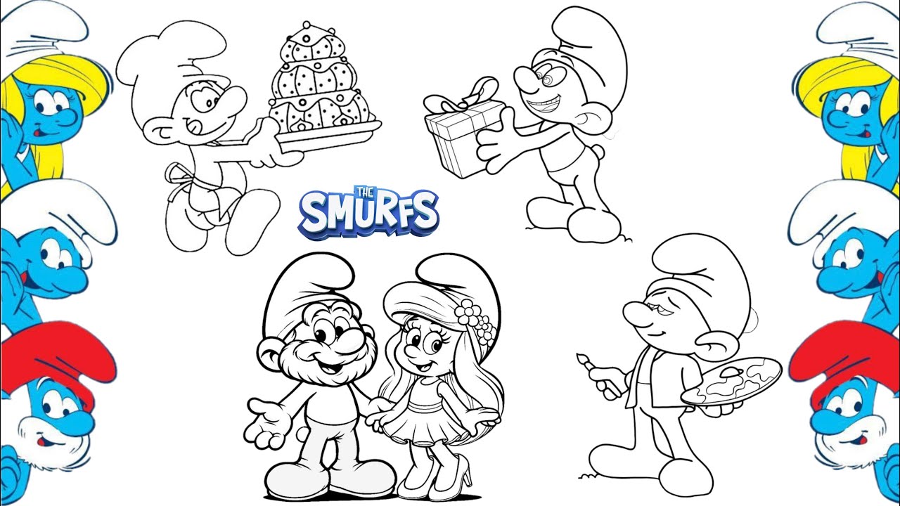 The Smurfs Coloring Pages | The Smurfs 💙