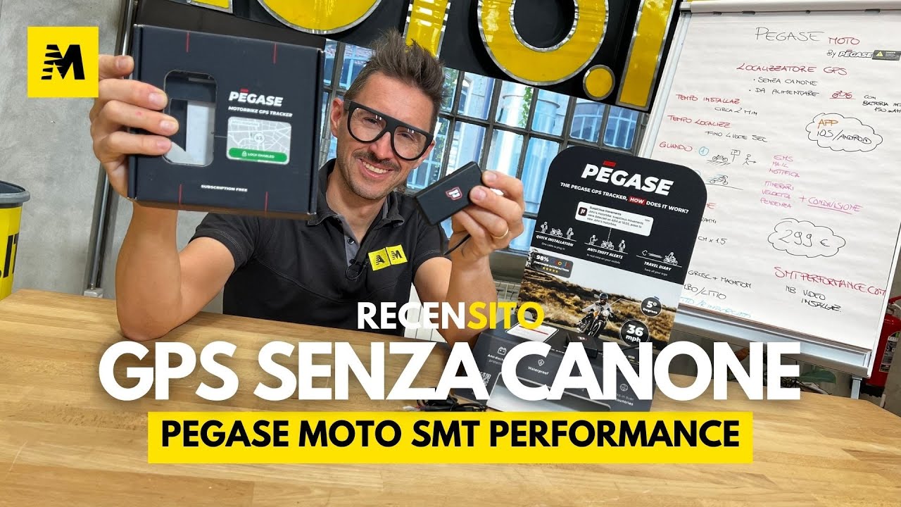 Pegase Moto. Il tracker GPS senza canone!