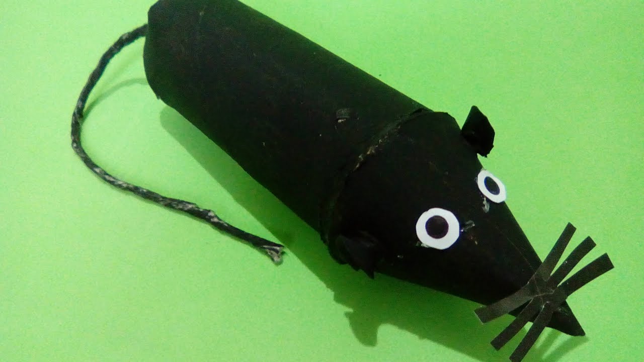 Como fazer ratinho VELOZ com rolinhos de papel higiênico | ludicidade com materiais recicláveis diy