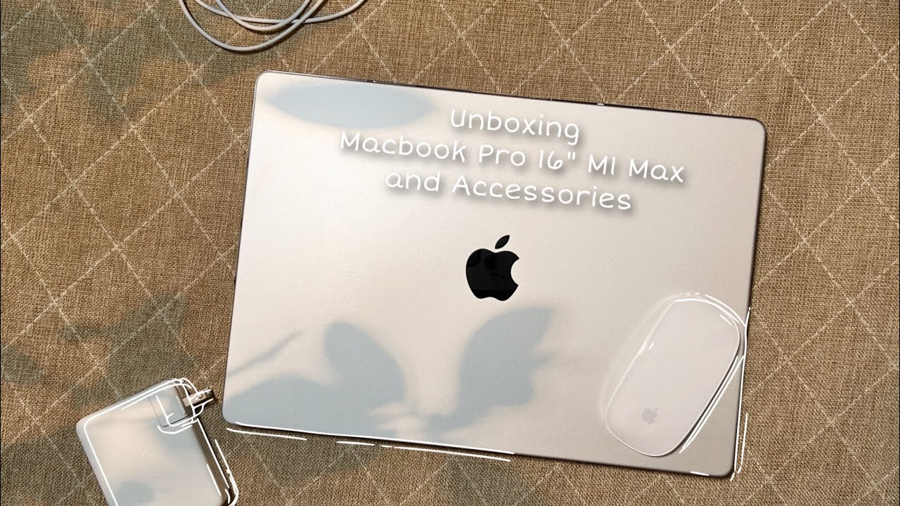 Macbook Pro 16" M1 Max 1TB (Silver) | Accessories | Unboxing 