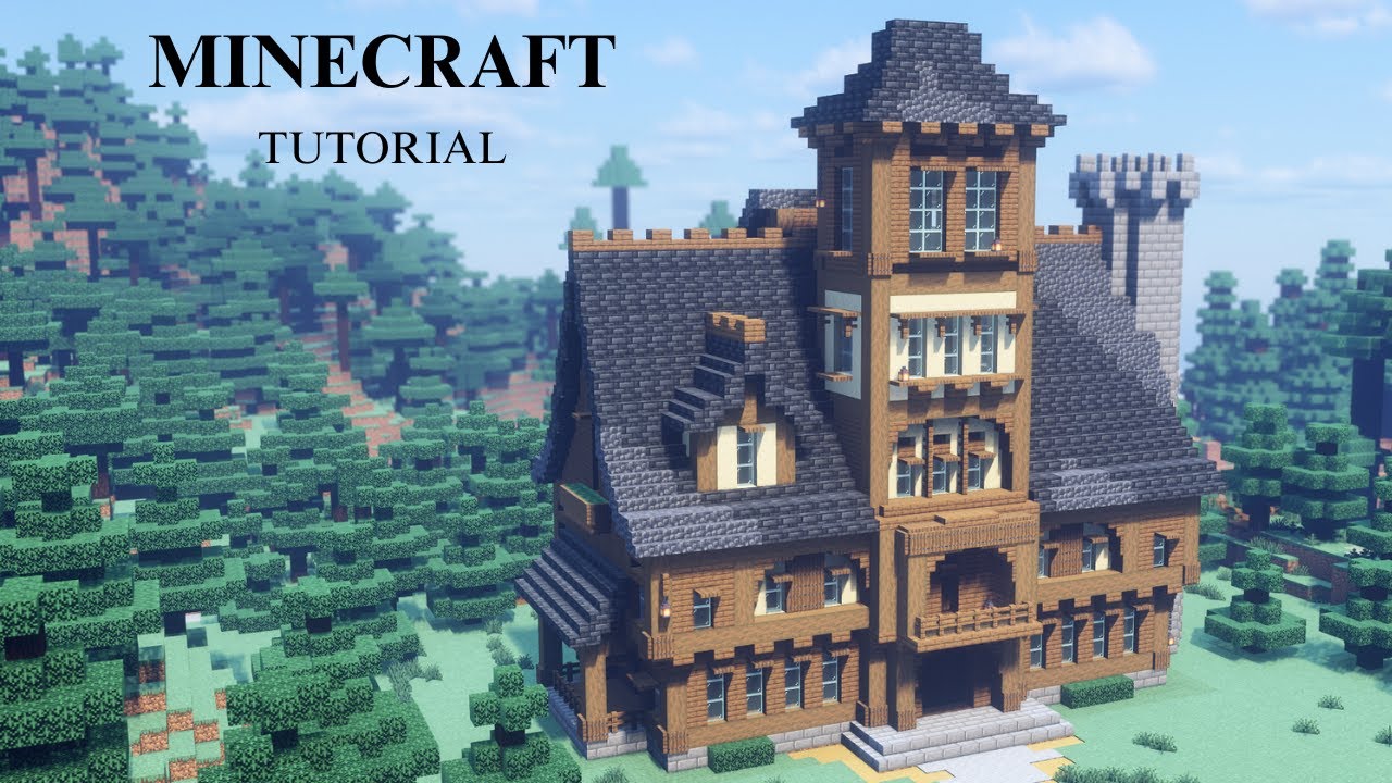 Minecraft Medieval Inn Tutorial [How to Build]