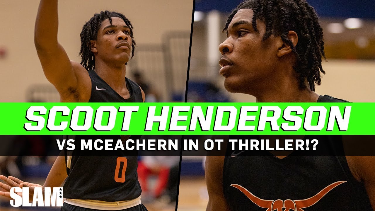 Scoot Henderson 🆚 McEachern in OT Thriller!? Sharife Cooper's Old School