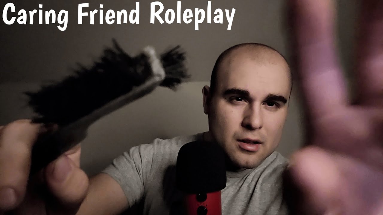 ASMR | Male Caring friend Roleplay | Head Massage / Personal Attention
