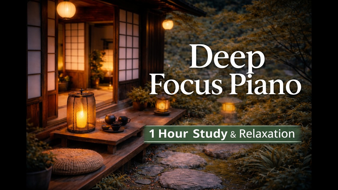 Deep Focus Piano — Calm Study Music (1 Hour)