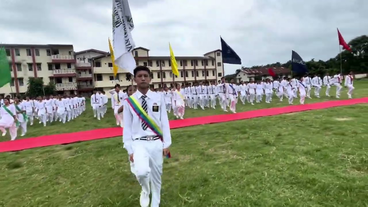 MARCH PAST FOR 79th INDEPENDENCE DAY IN JNV WEST KARBI ANGLONG BAITHALANGSO, ASSAM #assam #jnv #nvs 