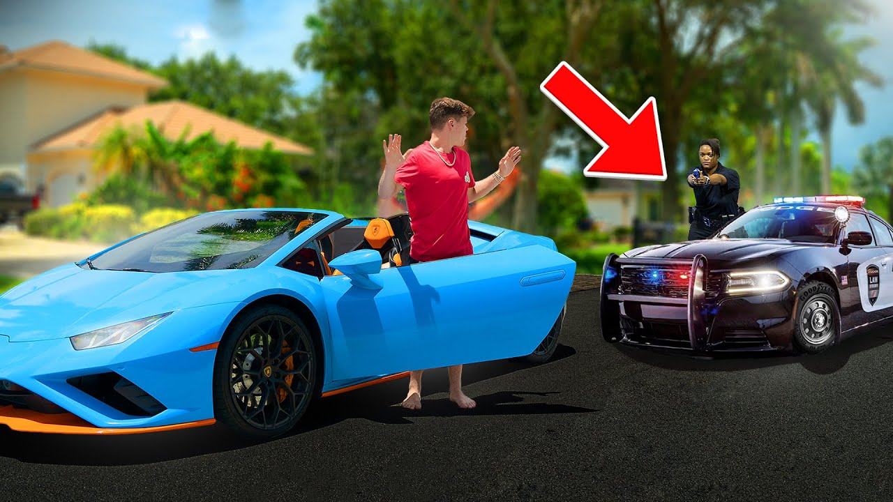 I Got PULLED OVER In My Lamborghini...