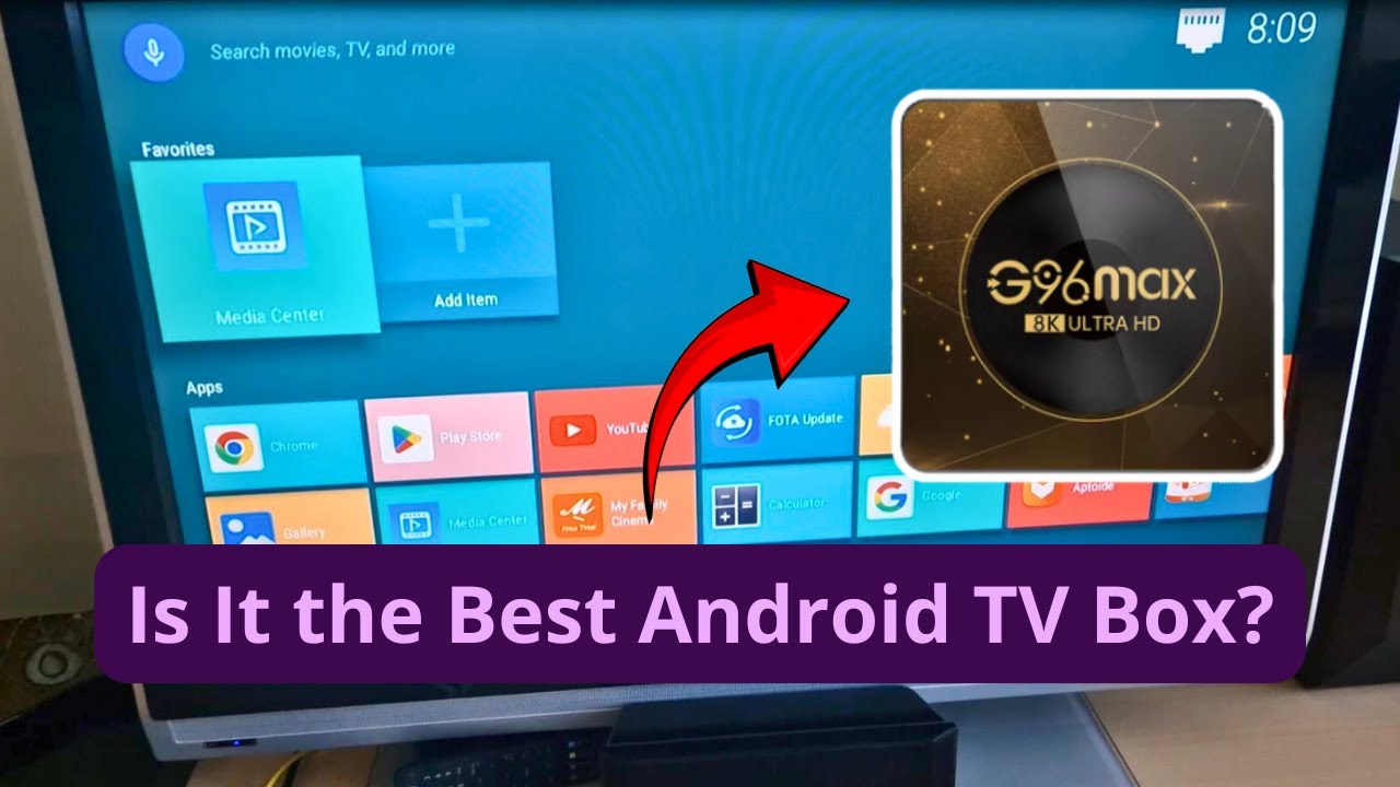 Quick Review of G96 Max 8K Ultra HD Android TV Box - This Device Will Turn Old TV Into a Smart TV!