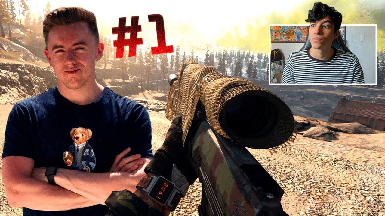 REAGINDO AO MELHOR SNIPER DO MUNDO NO COD WARZONE!