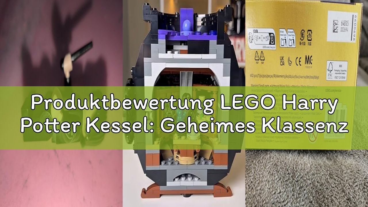 Produktbewertung LEGO Harry Potter Kessel: Geheimes Klassenzimmer für Zaubertränke - DIY Set für Sch