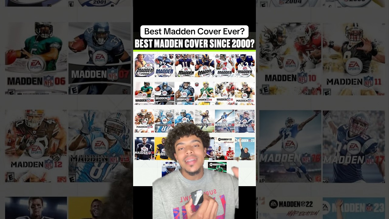 Best Madden Covers of All Time 🔥👀 #nfl #madden