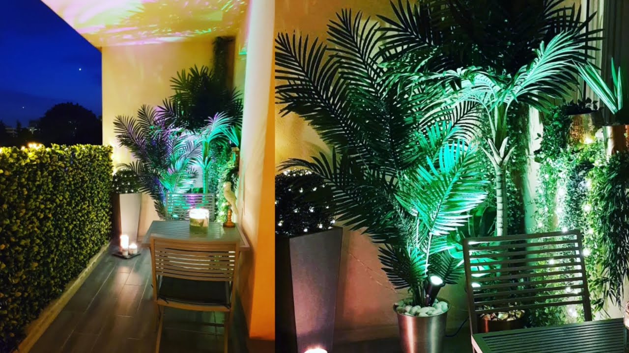 Aménagement Balcon Terrasse Tropicale 🌴Déco Végétale Jungle🌿🐊🦎 Grand Nettoyage 💪 treillis canisse