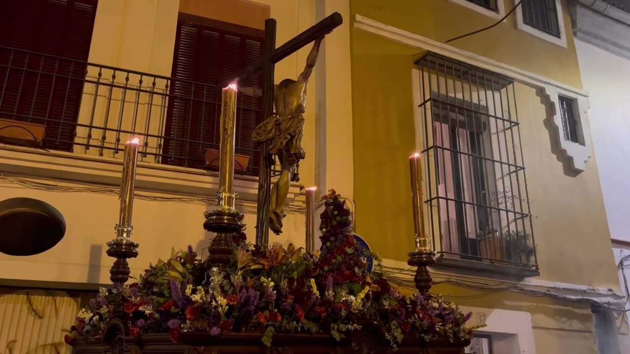 El Santísimo Cristo del Perdón con la marcha 