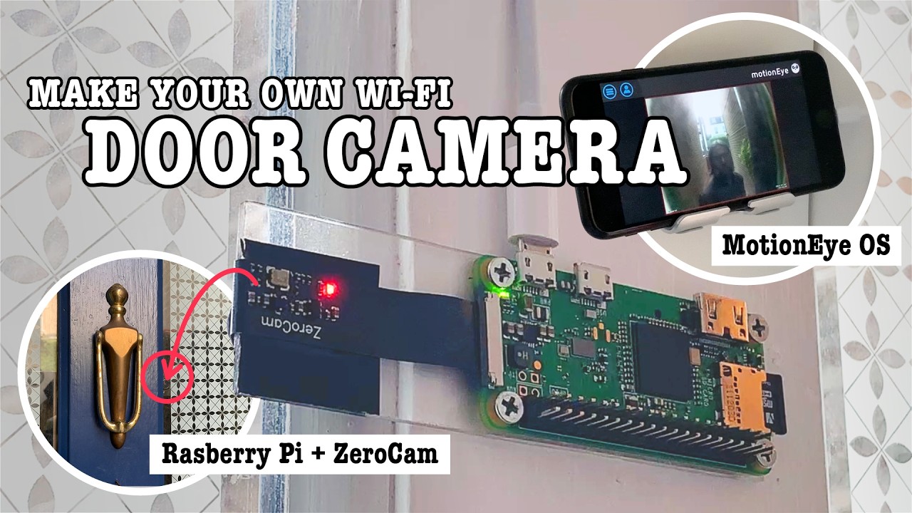 Простая WiFi-камера видеонаблюдения для входа &mdash; Raspberry Pi Zero + MotionEyeOS &mdash; не требует коди...