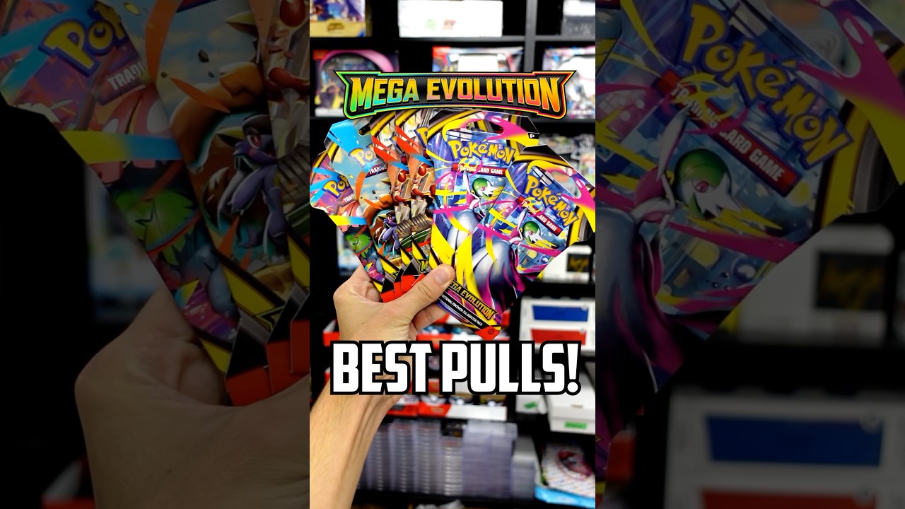 Лучшие наборы из ШЕСТИ бустеров Pokemon Mega Evolution!