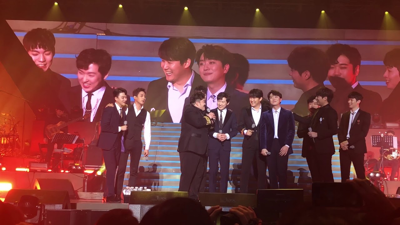20180127 팬텀싱어2 청주갈라콘 앵콜곡,  12명의 형제같은 싱어들