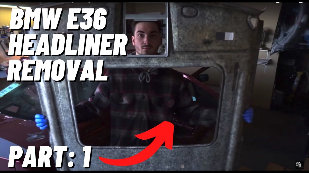 BMW E36 Sunroof Delete: (Part 1) Headliner Removal