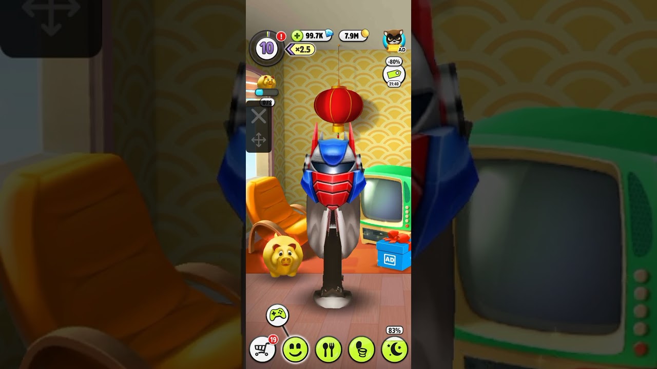 my talking tom glitch