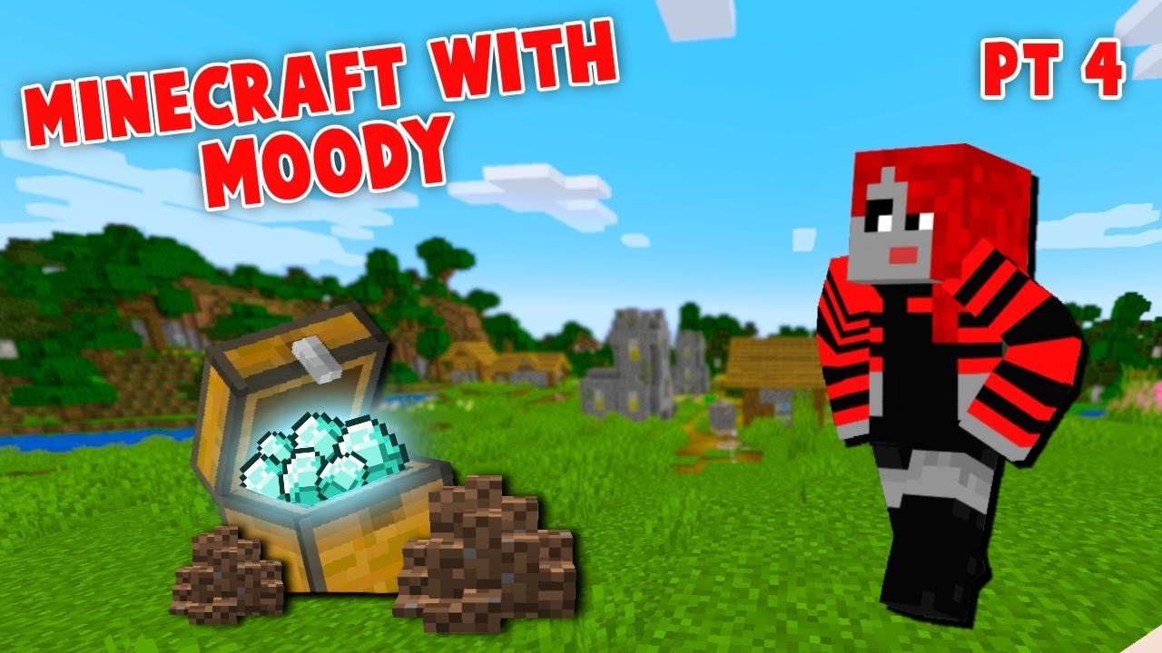 I Found My FIRST VILLAGE! - Minecraft With Moody P4