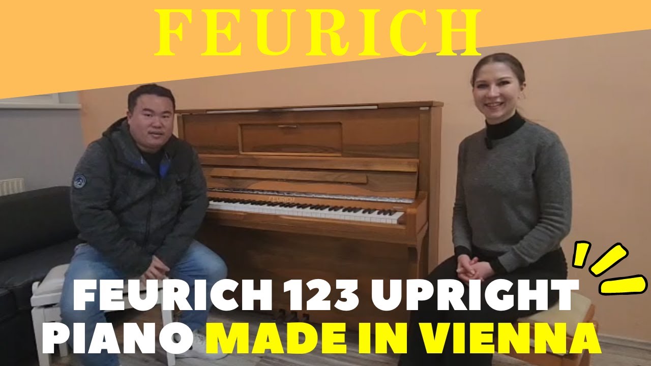 FEURICH 123 VIENNA UPRIGHT PIANO PIANO REVIEW❗C. BECHSTEIN piano hammer!