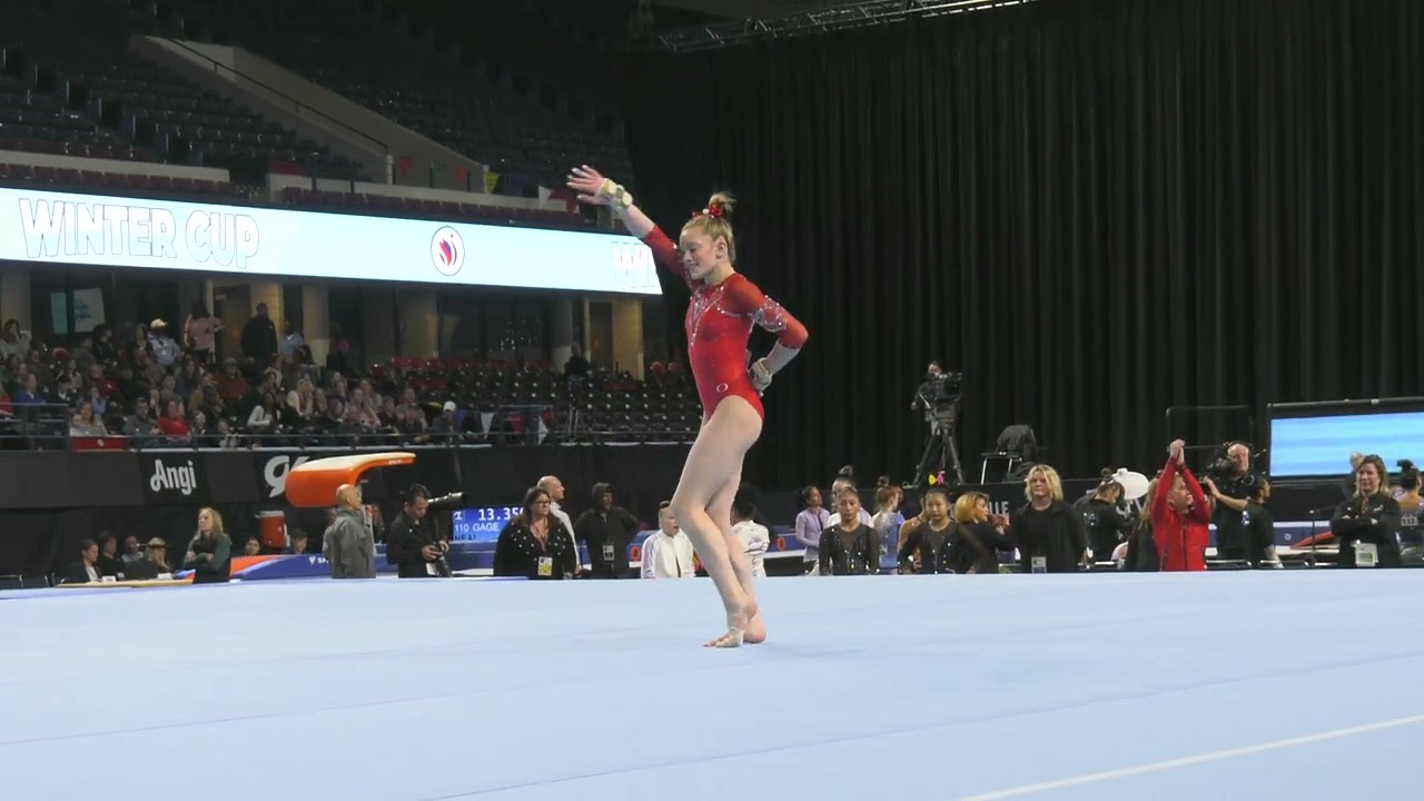Elle Mueller - Floor Exercise - 2023 Winter Cup - Senior Women