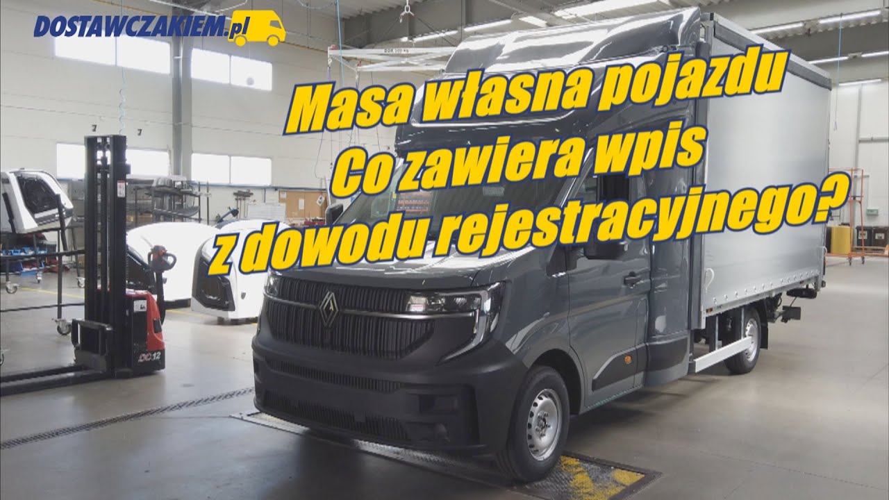 Masa własna pojazdu. Co zawiera wpis z dowodu rejestracyjnego?