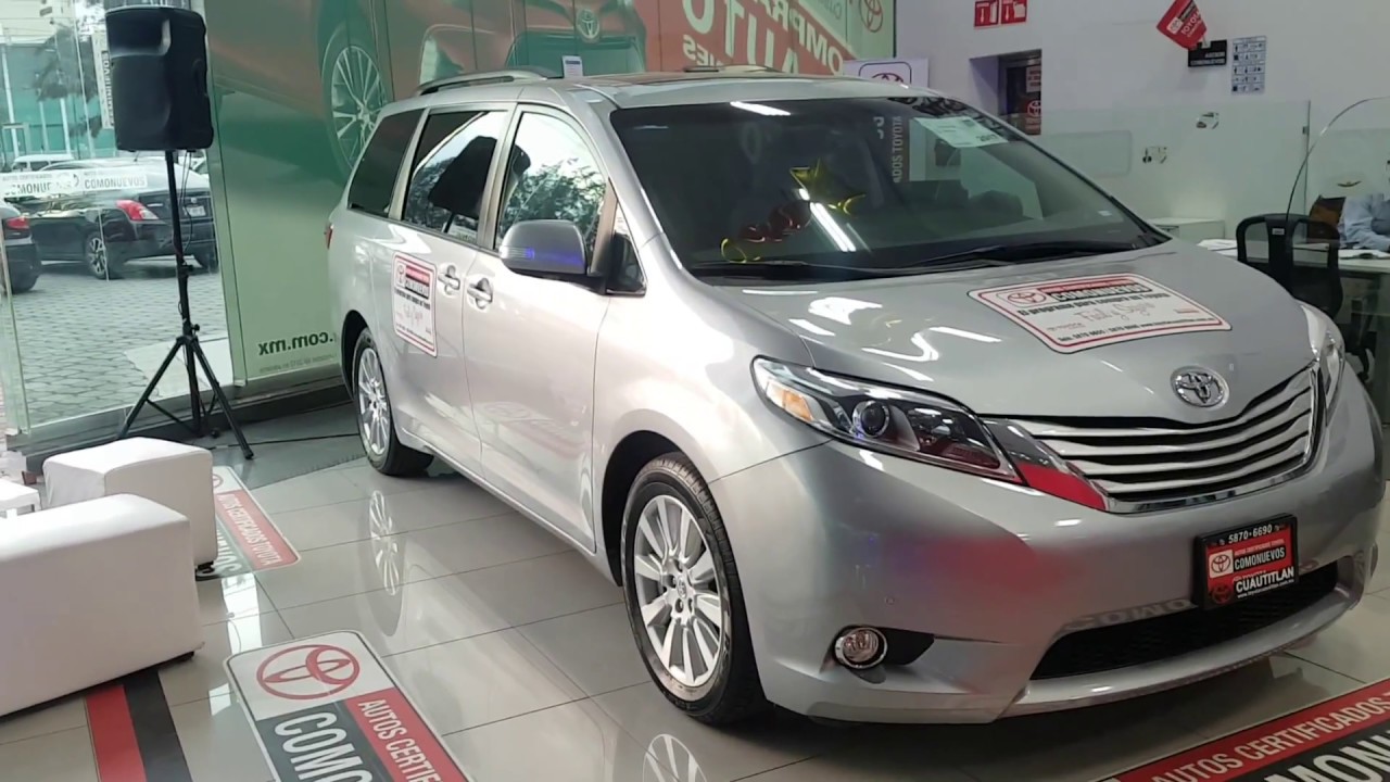 Toyota sienna 2018 interior comodidad y lujo