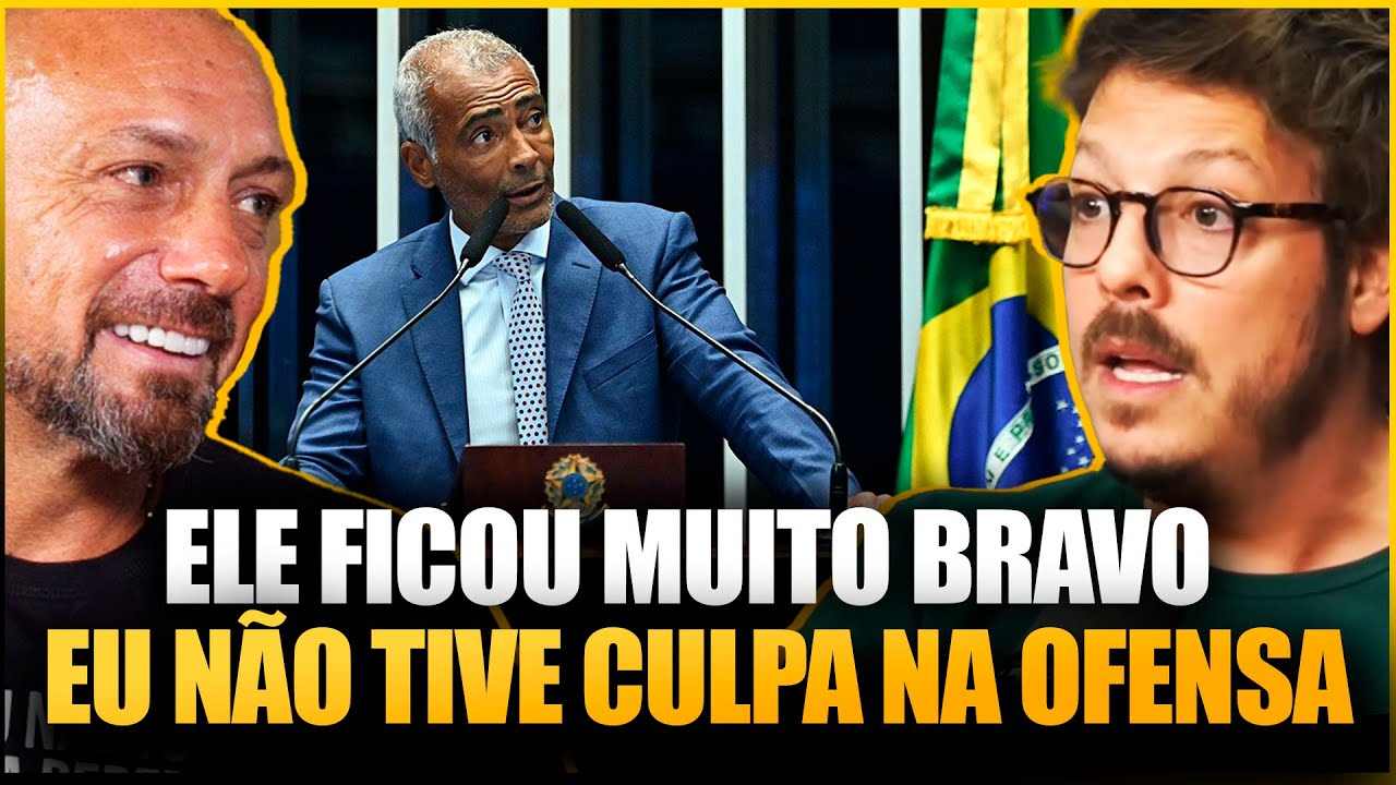 Fábio Porchat revela por que Romário ficou bravo com ele