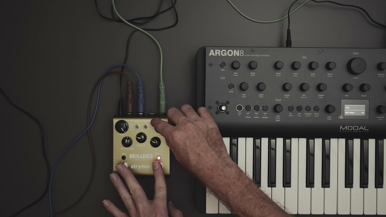 Strymon Brigadier on synth review (a lovely analog style Digital delay)