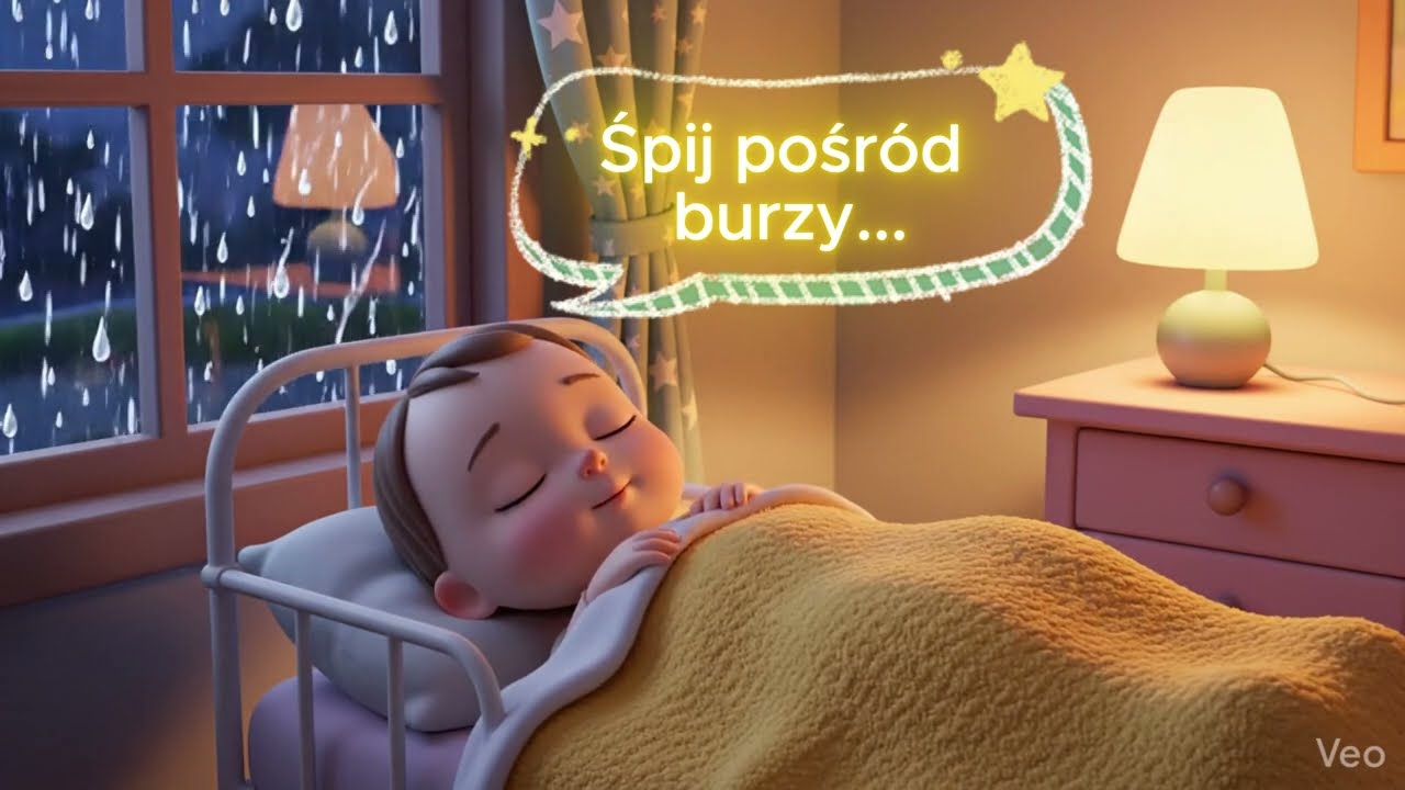 1️⃣ Śpij Pośród Burzy 🌙  Chrześcijańska Kołysanka dla Dzieci #piosenkidladziecipopolsku #song #jezus