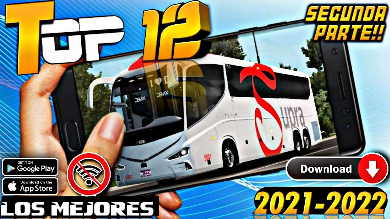 Top 12🔥 | Mejores Juegos de  Simulación de Autobús para Android y ios | 2024 ( segunda parte )
